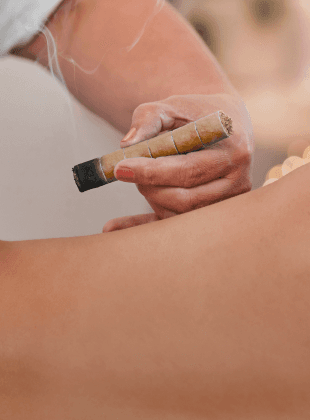 Moxibustion traditional Chinese medicine
